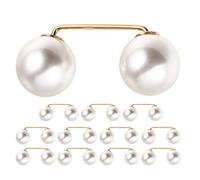 SOESFOUFU Lot de 12 pinces à ourlet pour ajuster la longueur des pantalons, pinces multifonctions pour resserrer la taille, boucle perle réglable, épingles sans couture pour jeans et pantalons,