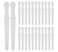 SOESFOUFU Lot de 20 abaisse-langue réutilisables en acier inoxydable pour examen buccal Outil médical pour adultes Vue pour des évaluations précises Utilisation multifonction