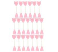 SOESFOUFU Lot de 20 brosses exfoliantes en silicone pour le visage : brosse double extrémité en forme d'ours - applicateur de masque doux pour le maquillage - outil de beauté pour les soins