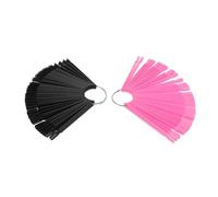 SOESFOUFU Lot De 200 Présentoirs Pour Nail Art Livre D'Échantillons Palette De Pigments Tableau D'Échantillons De Peinture Bâtonnets D'Entraînement Pour Nail Art Présentoir