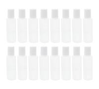 SOESFOUFU Lot de 25 Petites Bouteilles en Plastique Pp Rechargeables, Flacons Portables et Étanches pour Solution de Soin Lentilles de Contact, pour Voyage