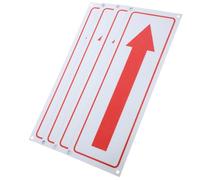 SOESFOUFU Lot de 4 Panneaux Fléchés Extérieurs Indicateur Métallique en Alliage D’Aluminium, pour Direction, Marquage et Protection Intempéries