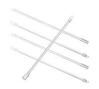 SOESFOUFU Lot de 5 Tringles à Rideaux en PP Résistantes et Solides, Accessoires pour Stores, pour Usage Bureau ou Maison, Ne Se Déforment Pas Facilement