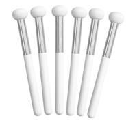 SOESFOUFU Lot de 6 Éponges Correctrices pour Maquillage Pinceaux Correcteurs Légers et Solides en Bois et Mousse, Visage en Voyage Extérieur