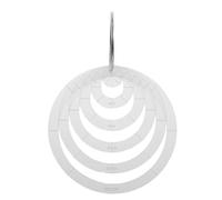 SOESFOUFU Lot de 6 gabarits de quilting en acrylique : gabarits de couture pour quilts à bords arrondis, règle circulaire de précision pour patchwork, idéale pour les quilteuses débutantes, les