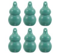 SOESFOUFU Lot de 6 pinceaux à lèvres portables en silicone avec capuchon, mini applicateur de à lèvres à tête ronde, idéal pour les voyages, exfoliant doux pour estomper à, vert
