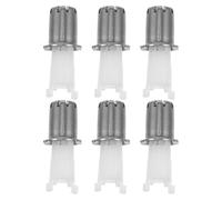 SOESFOUFU Lot de 6 têtes de rechange pour tondeuse à poils de nez, lames de rechange pour tondeuse à poils de nez électrique, outils de soin du visage en acier de précision pour hommes