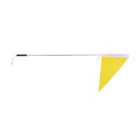 SOESFOUFU Mât de Drapeau Télescopique en Acier Inoxydable Réglable Drapeau Jaune en Polyester pour Garçon et Filles et Guides Lors de Sorties Scolaires en Plein Air