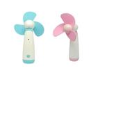 SOESFOUFU Mini Ventilateur Portatif à Piles Forte Puissance et Sécurité D'utilisation, pour Créer une Ambiance Estivale Agréable la Maison Bureau