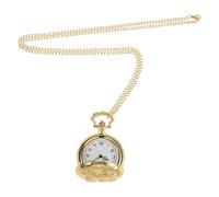 SOESFOUFU Montre de Poche rétro avec chaîne - Montre à Motif Cheval du Zodiaque Chinois - Mouvement mécanique et Couvercle à clapet pour Un Anniversaire ou la fête des pères