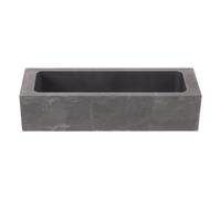 SOESFOUFU Moule à lingots en graphite : creuset de coulée de métaux pour la fusion et la fabrication de bijoux, fonte d'or antiadhésive de haute pureté, 135 x 42 x 32 mm, capacité : 1,4 kg