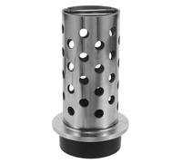 SOESFOUFU Moulure perforée pour coulée sous vide : 16 x 8,9 x 6,6 cm, paroi en acier à brides et base en caoutchouc pour canal de coulée - Outil de moulage pour bijoux et cire perdue