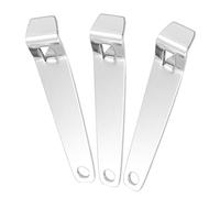 SOESFOUFU Ouvre-bouteille multifonction acier inox 3 pièces compact pour flacons et petites bouteilles, idéal pour activités extérieures et voyage