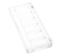 SOESFOUFU Palette de Maquillage Vide en Plastique Facile à Nettoyer et Portable Six Compartiments pour Voyage et Rangement Élégant des Fards à Paupières et Blush