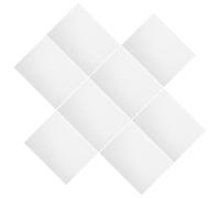 SOESFOUFU Patch de Réparation Murale en Pvc Blanc Autocollant, Intégration sans Couture, 8 Pièces pour Murs Extérieurs et Bardage de Maison, pour Bricolage