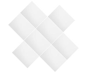 SOESFOUFU Patch de Réparation Murale en Pvc Blanc Autocollant, Intégration sans Couture, 8 Pièces pour Murs Extérieurs et Bardage de Maison, pour Bricolage