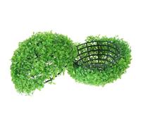 SOESFOUFU Pendentif en Plastique Vert Boule de Plante Artificielle Topiaire Artificiel Décoratif Finition Soignée et Usages Multiples pour Fenêtres et Bureaux