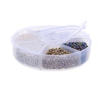 SOESFOUFU Perles de Montage Pêche la Mouche 2 Mm Métal Plastique Boîte 3900 Pièces Accessoires pour Leurres de Pêche à la Mouche et Nouage Débutants