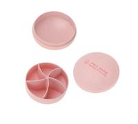 SOESFOUFU Pilulier Compact Portable Rose en Plastique Design Épaissi, Organisateur de Pilules Rangement Pratique et Compléments pour Voyage