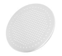SOESFOUFU Plaque à Pizza Ronde Perforée en Aluminium, Usage Maison | Revêtement Antiadhésif, Résistance Thermique, Format Argenté, pour Pizza et Petits Pains Vapeur, la Cuisine Domestique