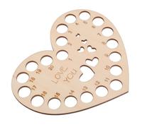 SOESFOUFU Plateau de Rangement pour Fils en Bois Marron, Planche à Enfiler Décorative et Fonctionnelle pour Organiser les Fils de Broderie