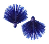 SOESFOUFU Plumeau pour ventilateurs de plafond, 2 pièces : brosse de remplacement en plastique, conçue pour enlever les toiles d'araignée dans les espaces domestiques et sous-toits