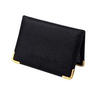 SOESFOUFU Pochette de Protection Cuir PU pour Cartes Bancaires et Identité Étui Compact Résistant pour Cartes de Crédit Permis de Conduire et Porte-Banque Adapté Travail Sorties