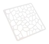 SOESFOUFU Pochoirs Géométriques Réutilisables Modèle Blanc en Pet et pour Facile à Utiliser pour Peinture Murale Décoration Éducatifs