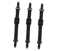 SOESFOUFU Prolongateur de Sangle pour Masque Noir, Crochet Flexible et Surface Antidérapante, Accessoire Créatif pour Fabrication Professionnelle de Masques, Lot de 3 Pièces