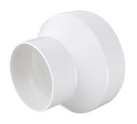 SOESFOUFU Réducteur de Conduit de Ventilation Abs Blanc 200mm à 150mm, Connecteur Robuste pour Extracteur D’air et Sèche-linge