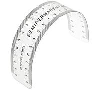 SOESFOUFU Règle à Sourcils Professionnelle Incurvée En Plastique Noir Pour Mesure Précise Et Positionnement Portable Des Sourcils, Utilisation Esthétique Et Maquillage Permanent