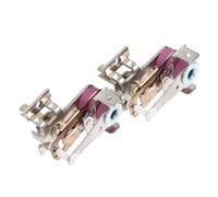 SOESFOUFU Régulateur Thermostatique Couleur Aléatoire la Surchauffe Accessoires pour Chauffage d'hiver 2 Pièces la Surchauffe, Chauffage Rapide en Cuivre et Argenté pour