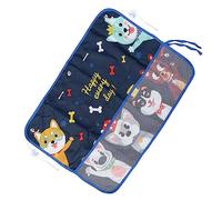 SOESFOUFU Rideau Arrière Cartoon Chien Protection UV Pare Soleil Auto Polyester Filet et UV pour Fenêtre Latérale Dété Compatible Plupart Véhicules