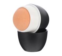 SOESFOUFU Rouleau de Massage Visage Contrôle Brillance en Pierre Volcanique Noire et Absorption Rapide D'huile, Outil Portable pour Peau Grasse Gymnase