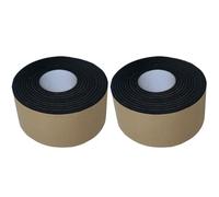 SOESFOUFU Ruban D'étanchéité en Mousse Eva Noir 5 Mm D'épaisseur, 5 Cm de Large, 2 Rouleaux de 5 M, Bande Adhésive Antichoc et Insonorisante pour Isolation Porte et Fenêtre, Joint