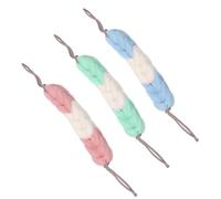 SOESFOUFU Serviette Dos 3pcs en Pe Exfoliante et Douce Nettoyage Facile du Corps Massage Relaxant Couleur Aléatoire