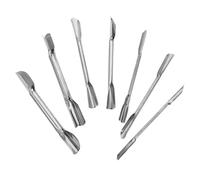 SOESFOUFU Set de 7 Pièces D'outil Cuisine en Acier Inoxydable Double Tête pour Découpe Melon, Sculpture de Légumes et Fruits, pour Décoration Culinaire en Fête ou Bar