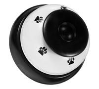 SOESFOUFU Sonnette pour Chat et Clochette pour Chien en Métal Noir, Interactif Son Clair et Fort pour Dressage de Chiot et Entraînement Animal de Compagnie