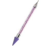 SOESFOUFU Stylo à Points Sélecteur de en Acrylique Double Embout pour Résistant aux Dommages, Outil de Pointillage Sélectionneur de pour Nail Art Débutants et Professionnels