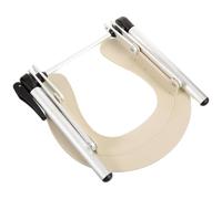 SOESFOUFU Support D'appui-tête Confortable et Respectueux Peau pour Table de Massage en Alliage D'aluminium Beige pour Lits de Massage Professionnels