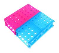 SOESFOUFU Support pour Tubes à Centrifuger en Plastique Léger, Résistance Basse Température, Compatible Congélateur, 2 Pièces, Rangement Pratique pour Laboratoire Couleur Couleur Aléatoire