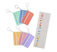 SOESFOUFU Tableau de Planification de Routine 6 Pièces avec Stickers Inclus pour Enfants - Porte-clés Rappel et Liste de Contrôle pour Suivi des Habitudes