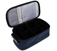 SOESFOUFU Trousse De Voyage Cosmétique Étanche à Multi-Compartiments Organisateur De Toilettes Portable De Rangement pour Maquillage Et Accessoires pour Femmes Et Filles Couleur Bleue