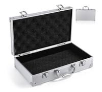 SOESFOUFU Valise Grosse Capacité, Pratique et Facile à Transporter en Alliage D'aluminium Multifonction Serrure pour Outils, Cosmétiques et Remède en Voyage ou Garage