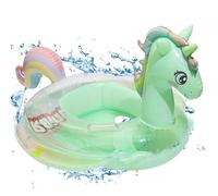 SOETDERT Bouée Bébé, Licorne Bouée de Natation avec Siège, Anneau de Natation Gonflable, Enfant Bague De Natation Piscine, Aide à la Natation, Bouée Piscine pour bébé de 6 à 36 Mois (Vert)