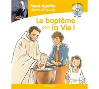 Soeur Agathe chante et raconte le baptême pour la vie ! Livre avec 1 CD audio - Cécile Guinement - Crer Bayard - Livre CD - Document jeunesse CD