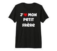 Soeur J'aime Mon Petit frère T-Shirt Haut de Gamme