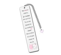 Soeur Marque-Pages Noël Graduation Cadeau Source D'Inspiration Aller à L'Université Encourager Souvenir Grand Milieu Petites Sœurs Anniversaire Distance Accompagner Retour à L'école Livre Accessoire
