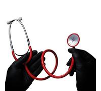 Soeur modèle stéthoscope à tête plate en rouge