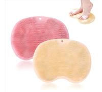 SoeUyd 2 Brosse Pieds Douche, Foot Scrubber Douche, Brosse à Laver les Pieds en Silicone, pour Nettoyer, Exfolier et Faire Circuler les Pieds Sans se Pencher pour Soulager la Fatigue des Pieds